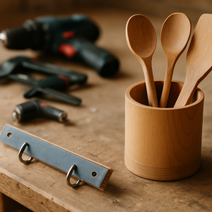 Kleine Haushaltshelfer bauen &ndash; Holz- und Metallideen von auwaearth